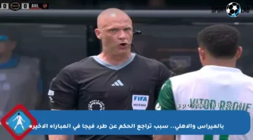 بالميراس والأهلي.. سبب تراجع الحكم عن طرد فيجا في المباراة الأخيرة